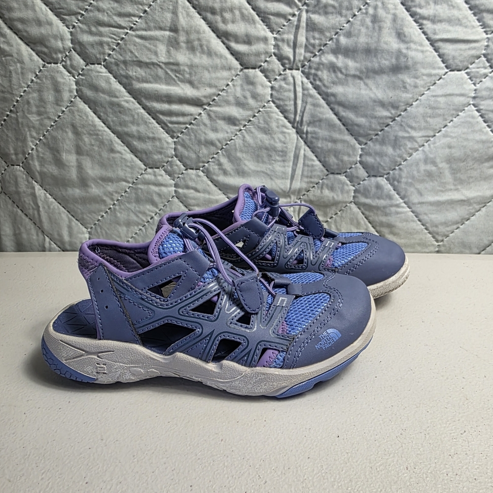 The North Face Kids Blue/Purple Sandal Sneakers Hiking Shoes Size 3